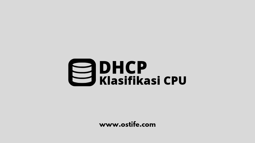 Klasifikasi DHCP Server Komputer