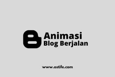 Cara Membuat Animasi Berjalan Di Bagian Bawah Blogger