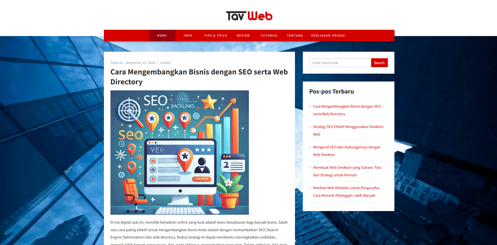Mengembangkan Bisnis dengan SEO: Meningkatkan Visibilitas di Dunia Digital